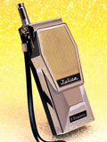 Vintage Julian 9-transistor toy walkie talkie. Made at a time when product shapes weren't merely rectangles with rounded corners and the color palette wasn't limited to black, white, and gray. From the web's largest private collection of antiques & collectibles: https://www.ericwrobbel.com/collections