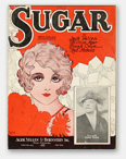 Vintage sheet music is a popular collectible, often for the wonderful cover art as much as the music inside. This song sheet is 'Sugar' by Jack Yellen, Milton Ager, Frank Crum, and 'Red' Nichols. Featured by Sophie Tucker. From the web's largest private collection of antiques & collectibles: https://www.ericwrobbel.com/collections