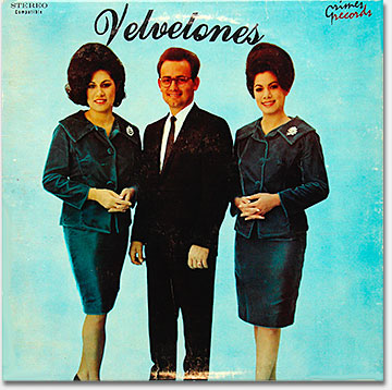 Record collecting: Album covers were not created as 'art,' they were created to sell records--to sit on the shelf and vibrate until you picked them up. This Velvetones cover does that very well, even if it looks somewhat cheesy. It has a terrific charm that would probably be lost if it were 'better.' Grimes Records LP 103, photo by Art Leon, Johnson-Leon Studios, Hollywood. From the web's largest private collection of antiques & collectibles: https://www.ericwrobbel.com/collections/records-2.htm