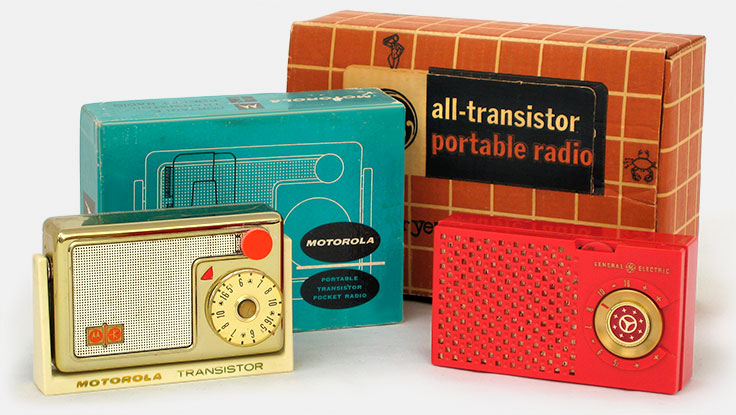 The First Transistor Radios - 1950s