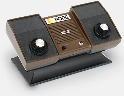 The home version of Atari Pong from 1976. When first released through Sears in 1975, this device launched an industry--it was the first successful video game console for the home. From 'Early Video Games' at the web's largest private collection of antiques & collectibles: https://www.ericwrobbel.com/collections/video-games.htm