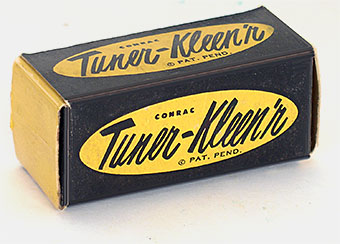 Have you cleaned your tuner lately with Tuner-Kleen'r? We sometimes grouse about modern life and long for the 'good old days.' But we overlook how much maintenance was required on a lot of that old stuff. Not that you really had to use this product to clean your TV or radio tuner. This may be a completely bogus product for all I know. From 'The Way Things Were' at the web's largest private collection of antiques & collectibles: https://www.ericwrobbel.com/collections/way-things-were-1.htm